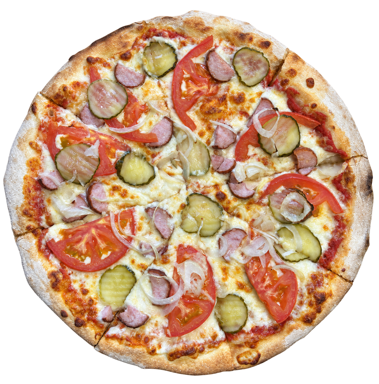 Duża pizza z wybranymi składnikami